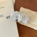 Floral Print Mesh Vertical Banana Hair Clip 6W6HCP1655