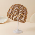 Glitter Sequin Hollow Out Crochet Slouchy Hat MK2BCR6W6HAT01