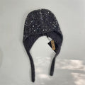 Sequin Fur Knit Trapper Hat - DippedShop Wholesale - #2675