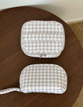Plaid Large Capacity Cosmetic Bag - DippedShop Wholesale - #7443