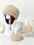 Faux Fur Headband Wrist Cuffs - DippedShop Wholesale - #2595