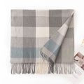 Vintage Plaid Wool Scarf - DippedShop Wholesale - #1123