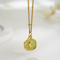 Simple Enamel Irregular Pendant Choker Necklace 6W6JNC398L