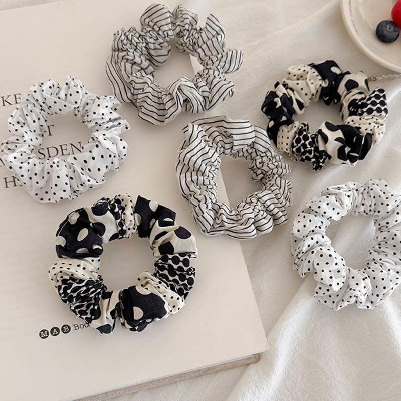 Polka Dot Hair Scrunchie - DippedShop Wholesale - #8691