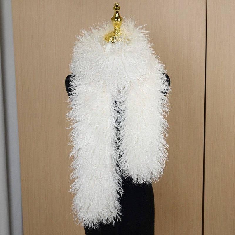 Winter Thick Faux Fur Warm Plush Scarf 6W6NSC81