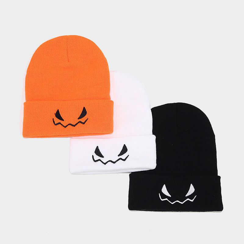 Funny Halloween Pumpkin Winter Warm Beanie Hat DP25G737