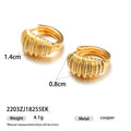Minimalist Gold Hoop Earrings - DippedShop Wholesale - #1155