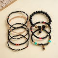 Boho Style Multi Layer Beaded Chain Bracelets 6W6JBR632