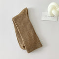 Minimalist Solid Color Scrunch Crew Socks 6W8FSO668