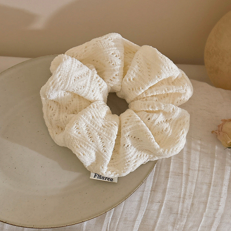 Knit Hair Scrunchie - DippedShop Wholesale - #6355