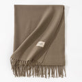 Versatile Solid Color Imitation Cashmere Scarf 6W6NSW278