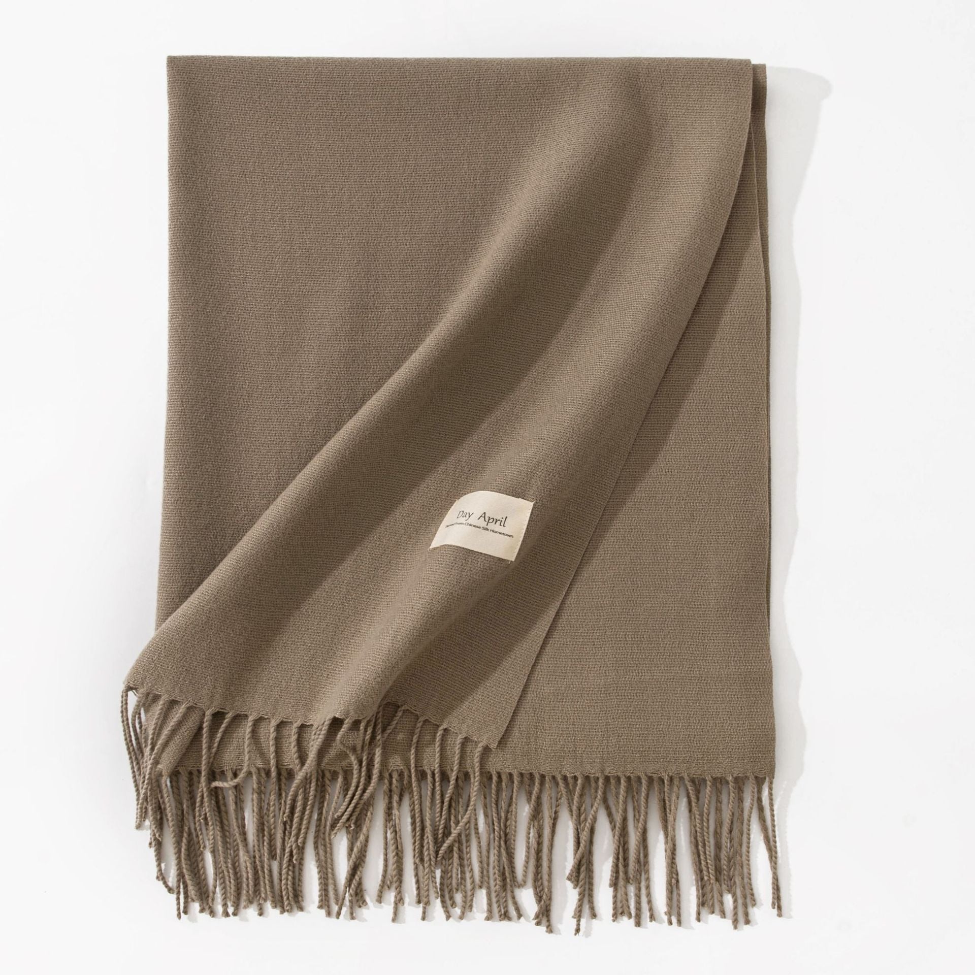 Versatile Solid Color Imitation Cashmere Scarf 6W6NSW278