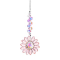 Crystal Floral Pendant Wind Chimes Suncatchers MK2CZAS6H7HLS56