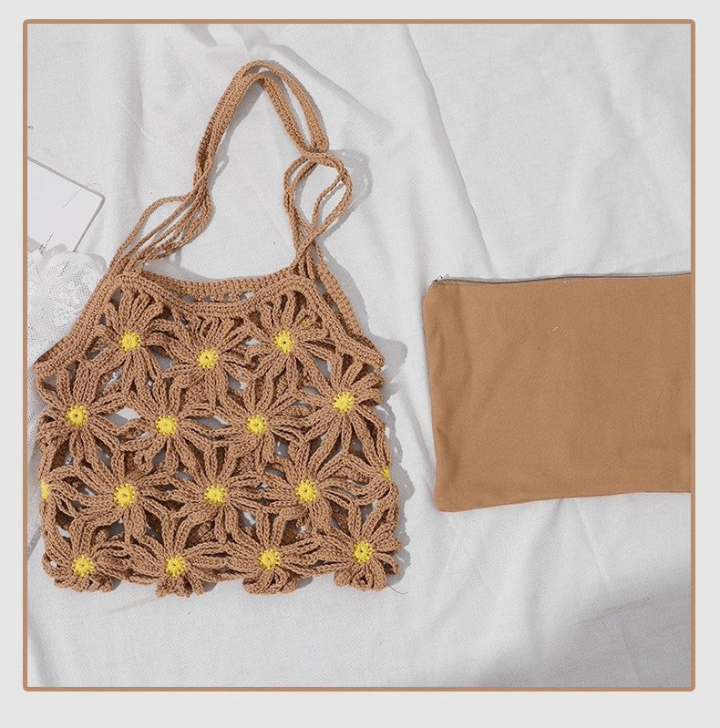 Elegant Flower Hollow Bag - DippedShop Wholesale - #8499