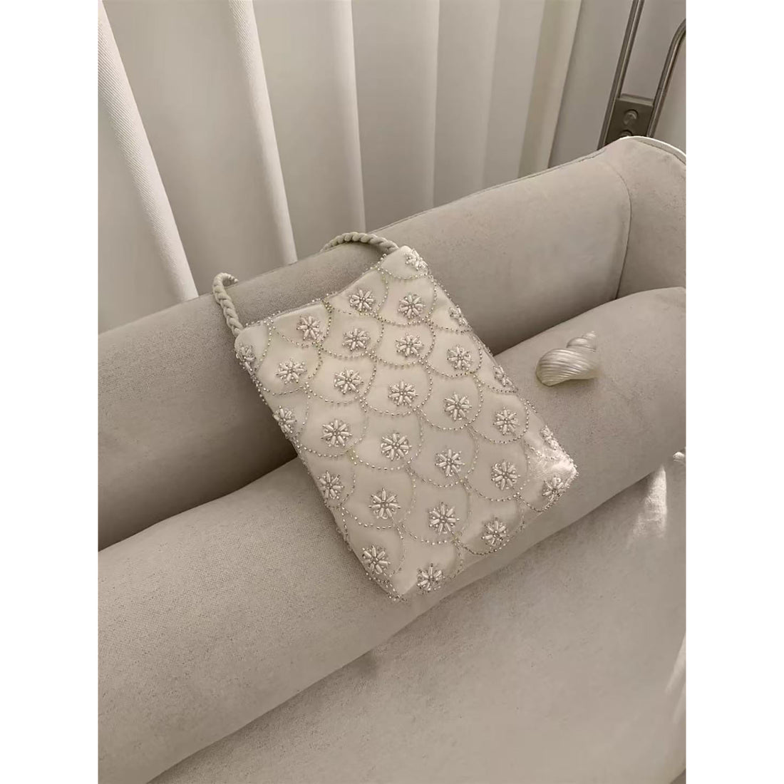 Floral Beaded Embroidery Evening Bag - DippedShop Wholesale - #0707