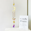 Star Moon Crystal Sun Catcher - DippedShop Wholesale - #2259