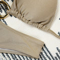 Solid Drawstring Swimwear - DippedShop Wholesale - #8179