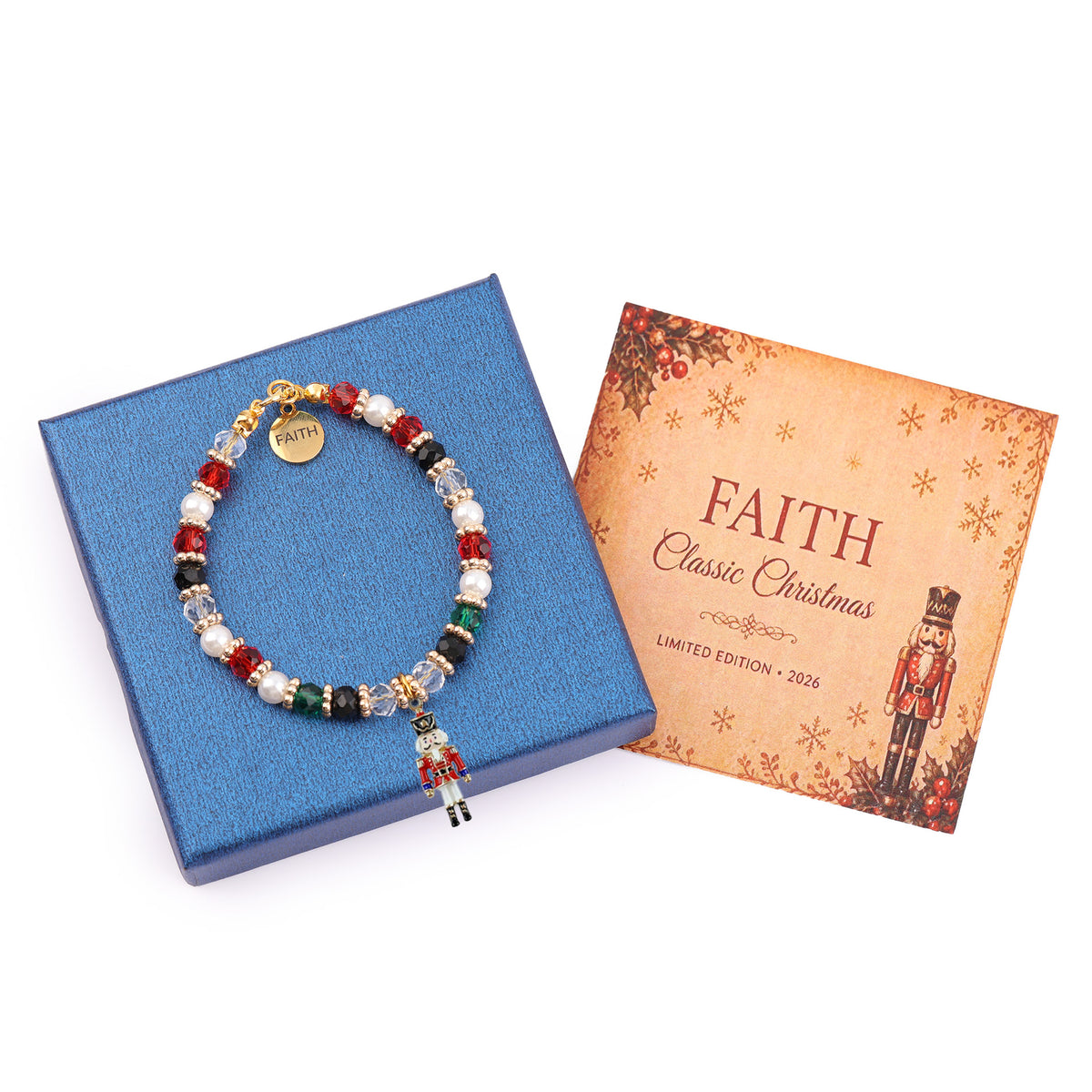 Cardinal Pendant Beaded Bracelet - DippedShop Wholesale - #6787