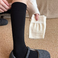 Slouchy Knee High Cotton Boot Stocking Socks 6W8FSO851