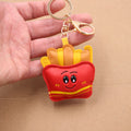 Funny Leather French Fries Snake Keychain 6W10BBC701