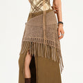 Boho Crochet Hollow Fringe Triangle Hip Wrap MK2BW6W1SL02