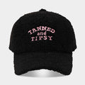 Fashion Bowknot Embroidery Lamb Wool Baseball Cap 6W6HAT526