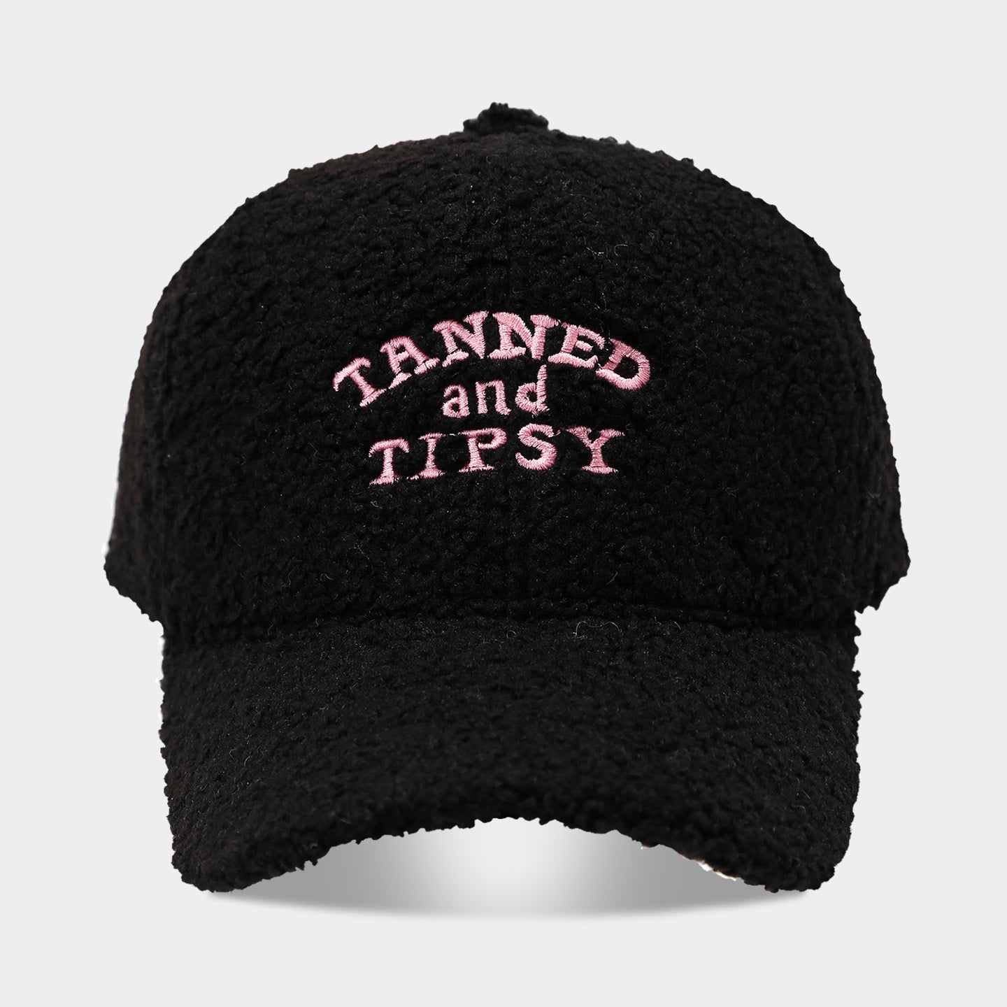Fashion Bowknot Embroidery Lamb Wool Baseball Cap 6W6HAT526