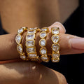 Heart Zirconia Layered Ring - DippedShop Wholesale - #9843