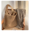 Woven Straw Shoulder Bag - DippedShop Wholesale - #2739