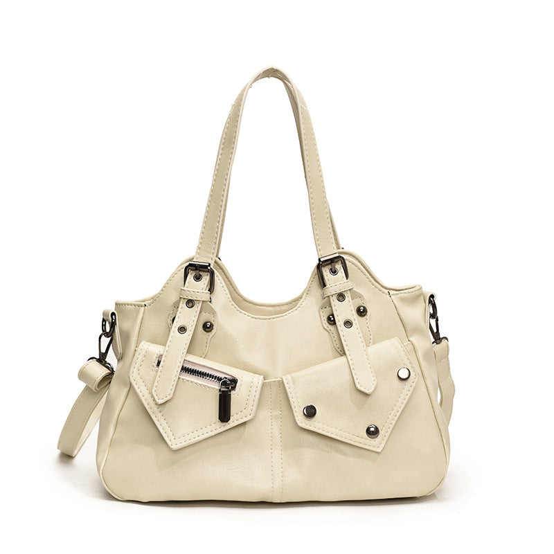 Retro Studded Shoulder Bag - DippedShop Wholesale - #8291