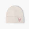Heart Jacquard Knit Beanie - DippedShop Wholesale - #3235