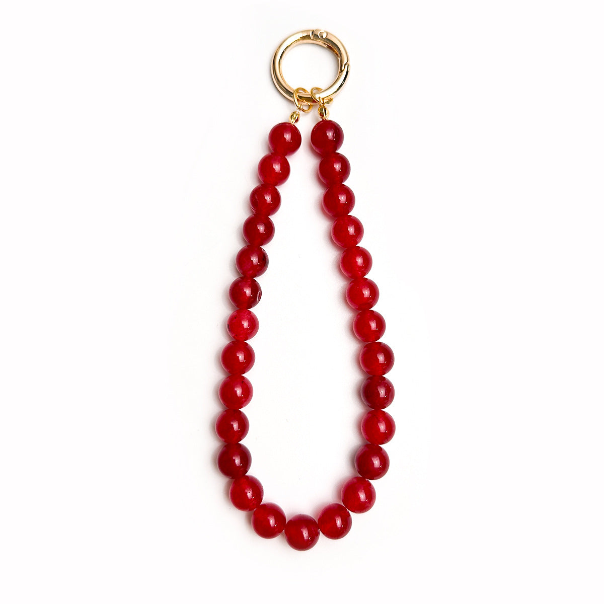 Natural Stone Beaded Keychain - DippedShop Wholesale - #6419