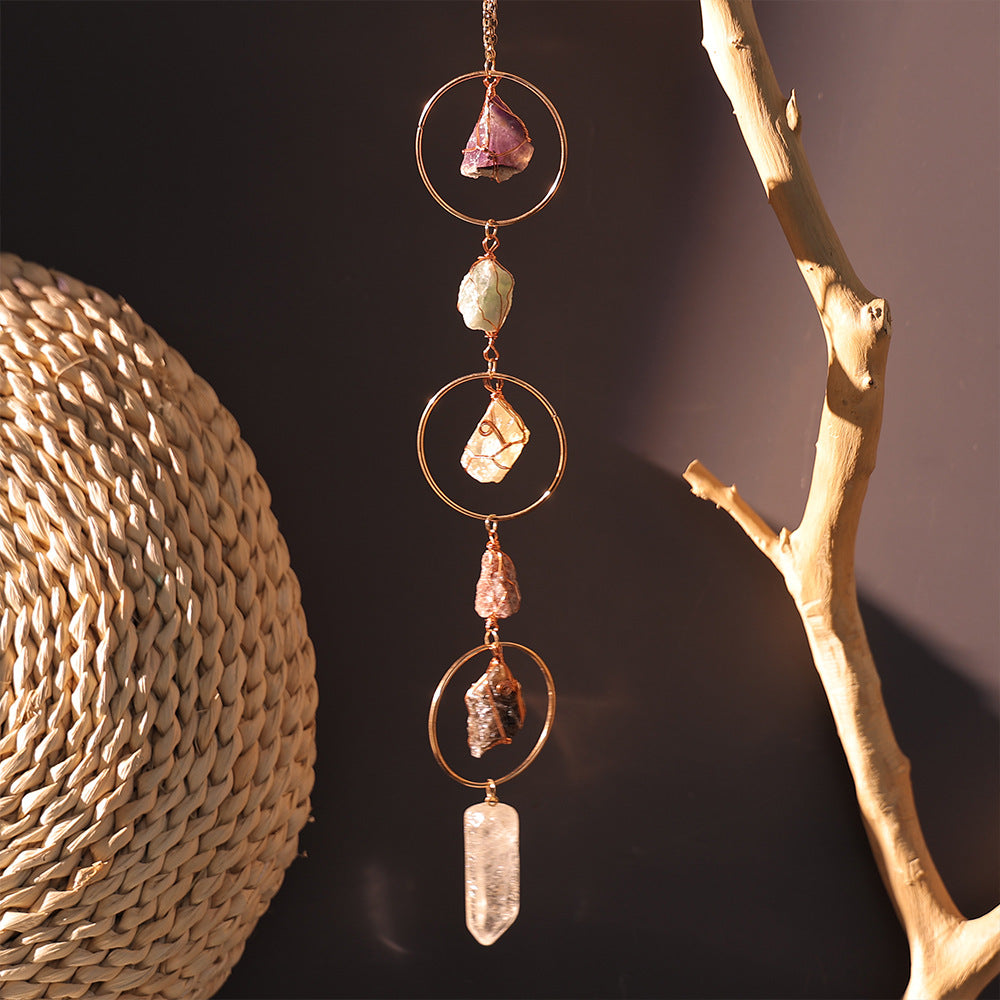 Natural Crystal Wind Chime - DippedShop Wholesale - #0611