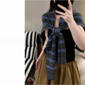 Striped Knit Scarf Shawl - DippedShop Wholesale - #2003