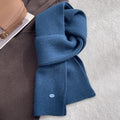 Solid Color Wool Blend Warm Knit Scarf 6W6NSC69