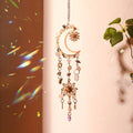 Colorful Stones Moon Wrap Tassel Hanging Suncatchers MK2CZAS6H7HLS68