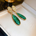 Vintage Cubic Zircon Geometric Stud Earrings 6W6JER819