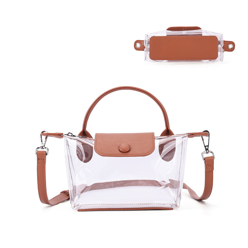 Casual Color Contrast Clear St - DippedShop Wholesale - #1699