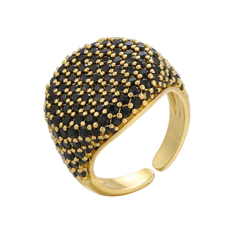 Colorful Sparkly Rhinestone Open Adjustable Ring 6W6JRG295