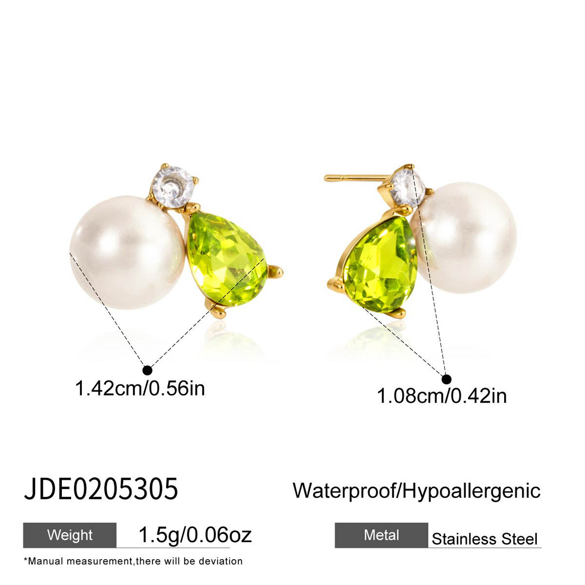 Classic Teardrop Cubic Zirconia Chain Necklace 6W6JNC404L