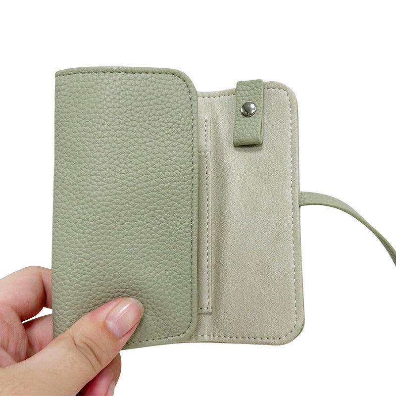 Vintage PU Leather Jewelry Organizer Bag 8CW6BOB351L