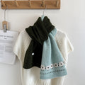 Sheep Jacquard Knit Scarf - DippedShop Wholesale - #9587