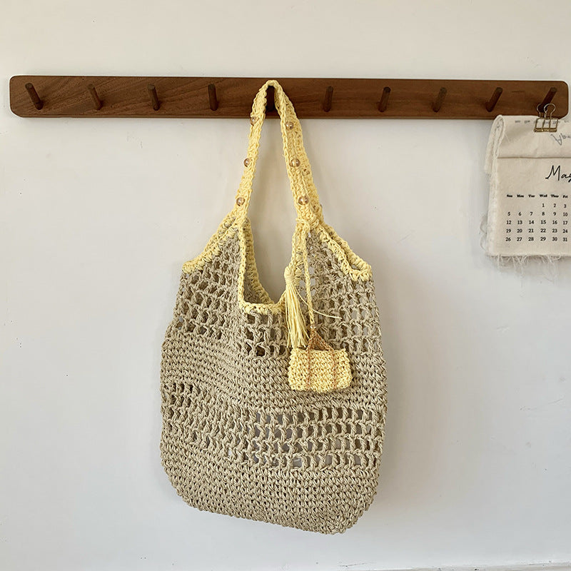 Hollow Out Beach Handbag - DippedShop Wholesale - #9571