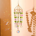 Geometric Frame Crystal Chain Tassel Hanging Suncatchers MK2CZAS6H7HLS67