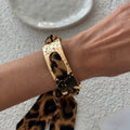 Vinatge Leopard Print Scarf Ho - DippedShop Wholesale - #4819