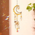 Colorful Stones Moon Wrap Tassel Hanging Suncatchers MK2CZAS6H7HLS68