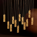 Vintage Rhinestone Gold Plated Pendant Necklace 6W6JNC640