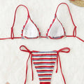 Sexy Striped Bikini Set - DippedShop Wholesale - #7875