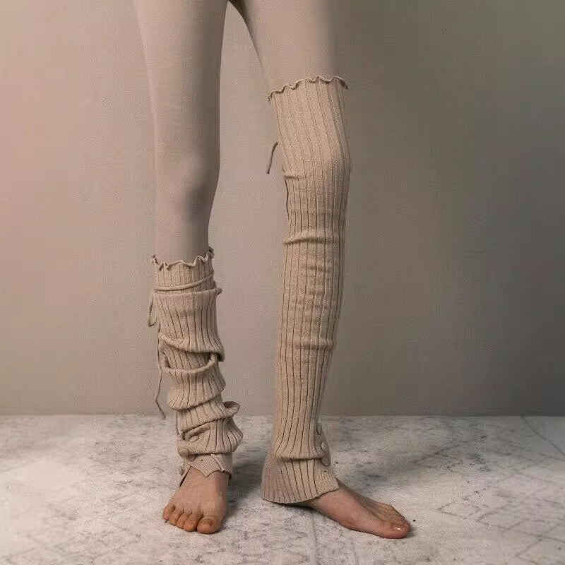 Ribbed Knit Leg Warmers - DippedShop Wholesale - #8595