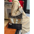 Sparkly Sequin Splicing Shoulder Tote Bag 6W10BBG1994
